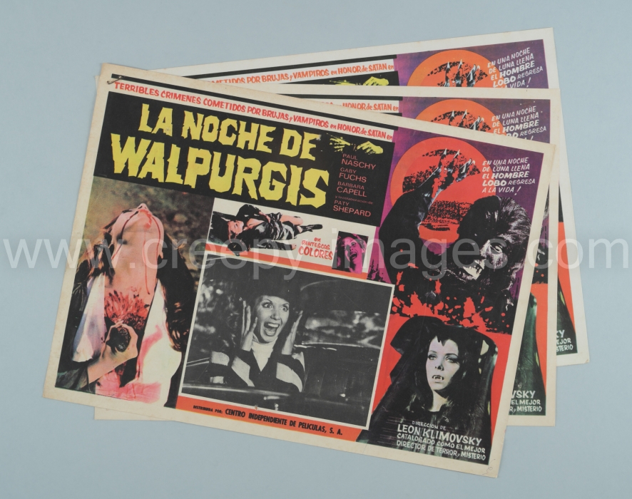 Werewolf vs. Vampire Women - 3 Mexican lobby cards